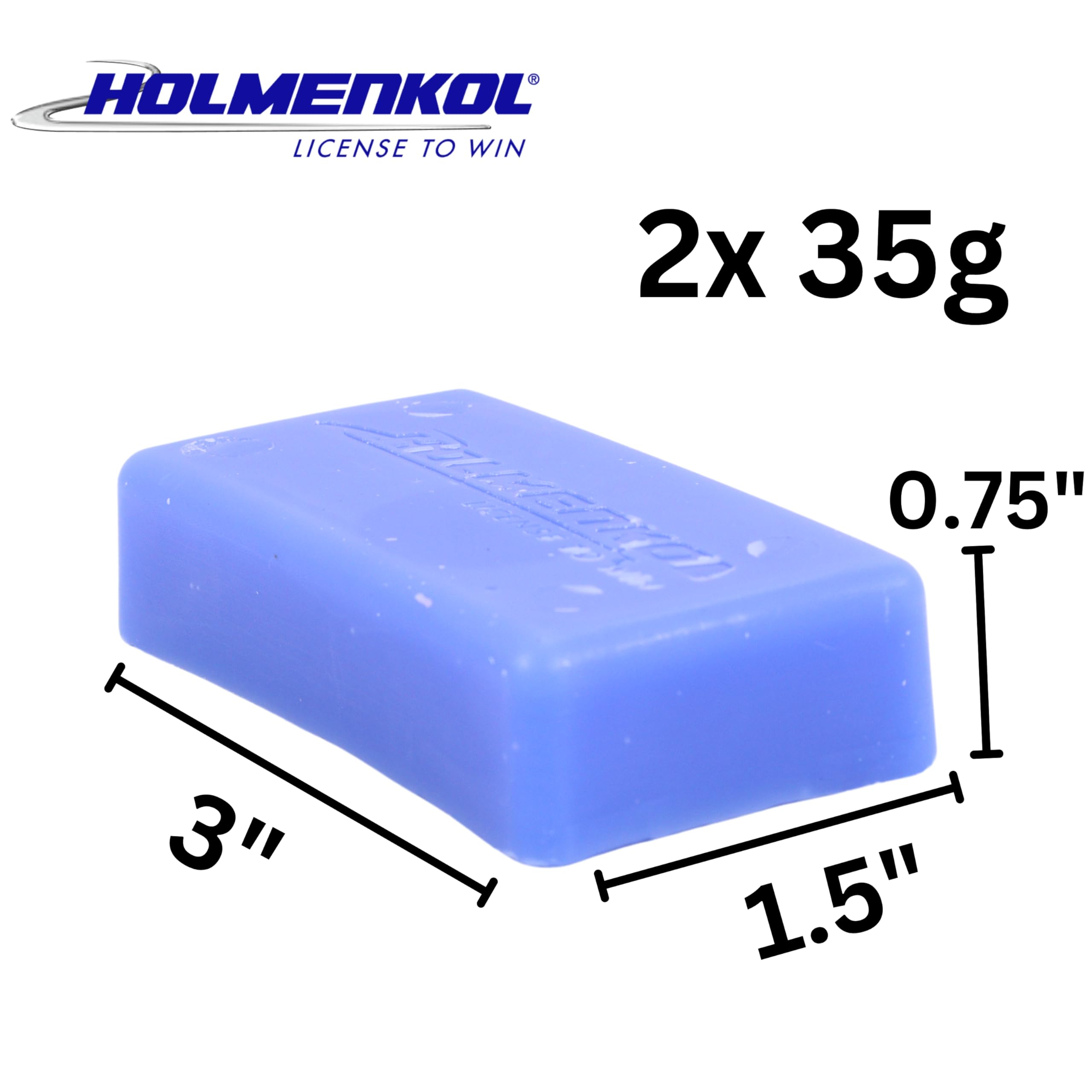 Holmenkol Fluormix Cera para esquís 2 x 35 g