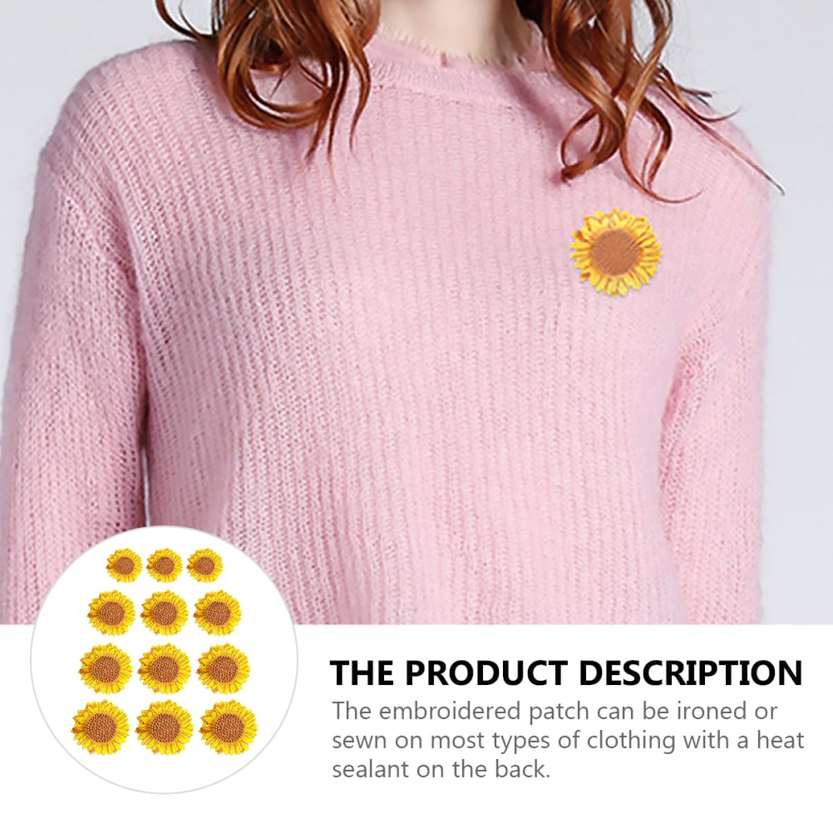 HOMSFOU 3 Set Toppe Ricamate Forma Da Termoadesivi Per Abbigliamento E Accessori Per Decorare E Riparare Jeans Magliette E Borse Facili Da Applicare Con Fissaggio Caldo 12 Pezzi*3