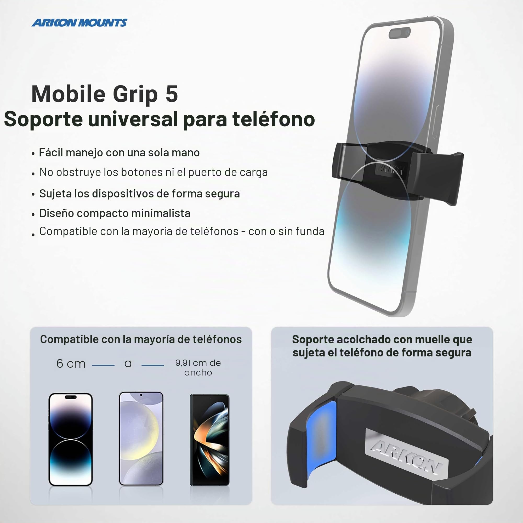 Arkon Soporte Escritorio Mesa de Cocina para Streaming