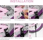 SEISSO Bike Kickstand, Kickstand for Kids bike, Rear Mount Bicycle Cycle Kick Stand for Boys Girls Bikes, Replacement for Training Wheel