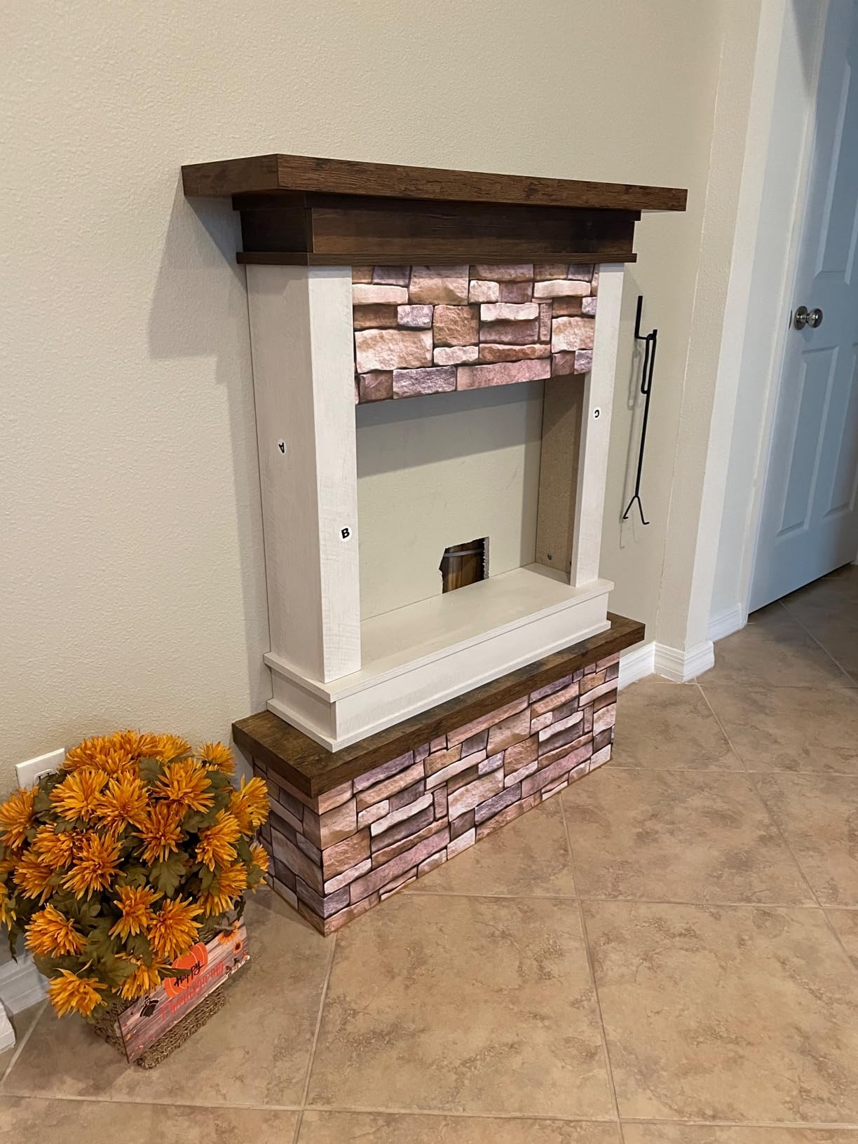 6/mo Finance Yancorp 32.8ft Peel and Stick Wallpaper Stone Brick