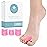 Mind Bodhi Single-Loop Toe Separators 4-Pack: Correcting Bunions and Restoring Toes to Their Original Shape - For Men and Women - Toe Spacers Bunion Corrector - Pink