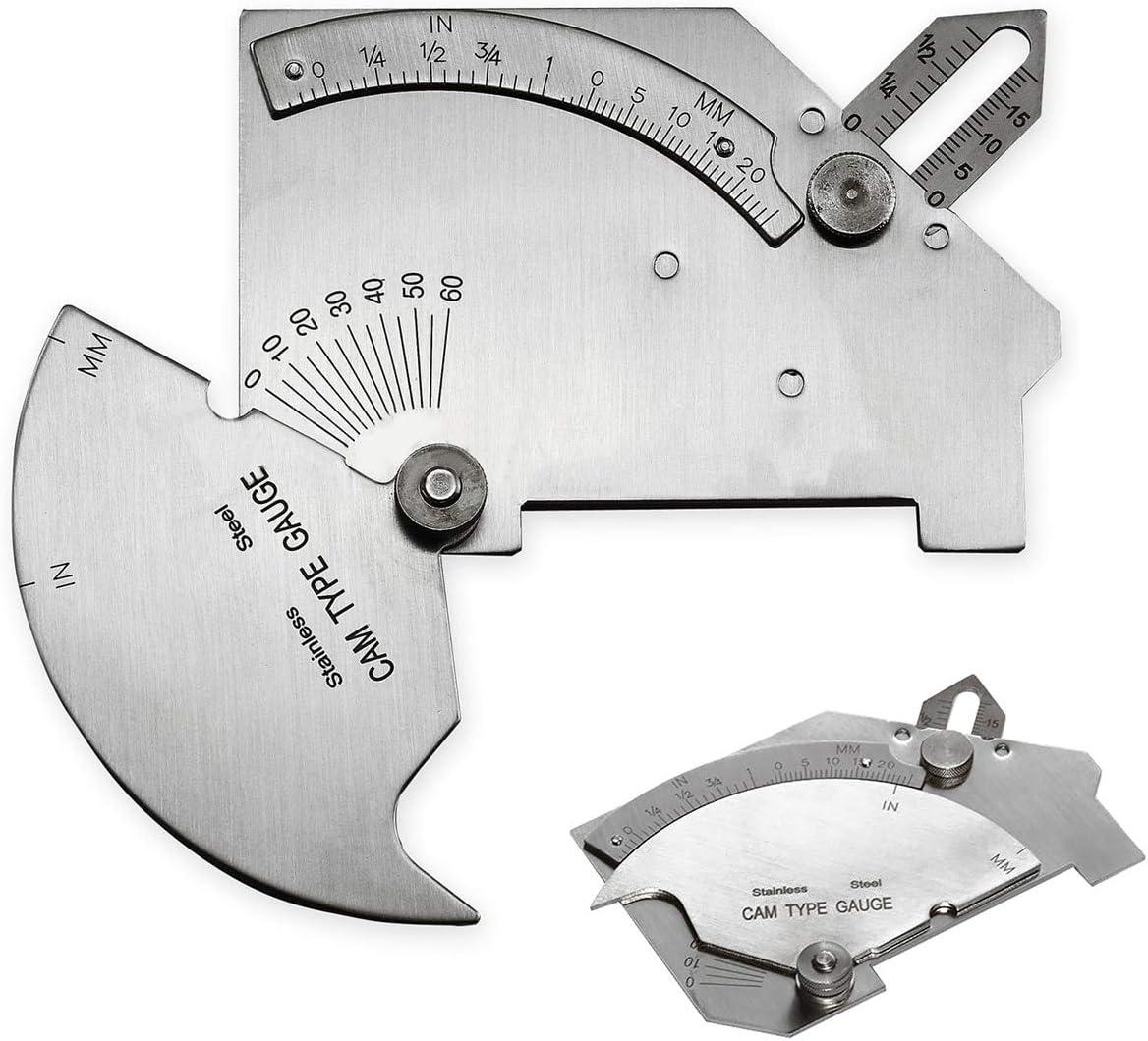 Weld Inspection Gauges 1pcs Silver Bridge Cam Gage Test Ulnar Welding