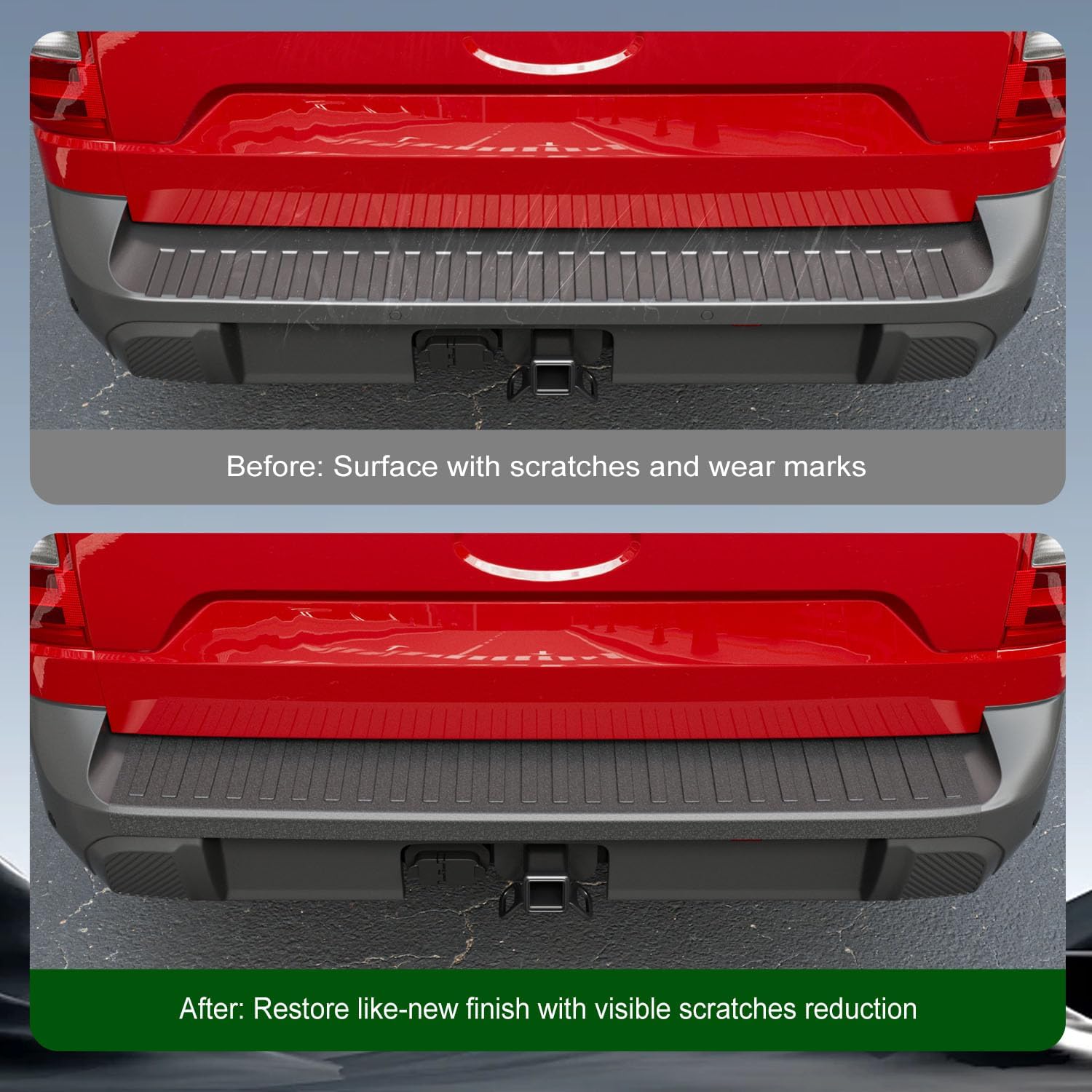 Trail Rail Compatible with 2022-2025 Ford Maverick Tailgate Mat Truck Bed Liner Rear Bumper Step Pad No Lariat Replacement for 2022-2025 Ford Maverick Accessories