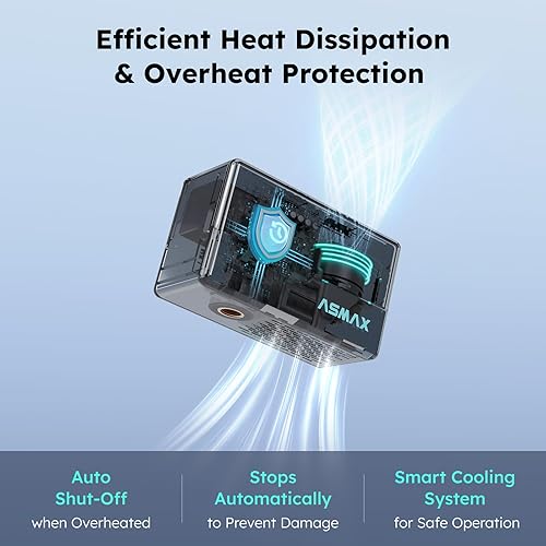 Miniatura 4 de T30 Mini bomba de bicicleta, bomba eléctrica de inflado rápido de 16 segundos con manómetro, bomba de aire portátil de bicicleta de 120 PSI, bomba