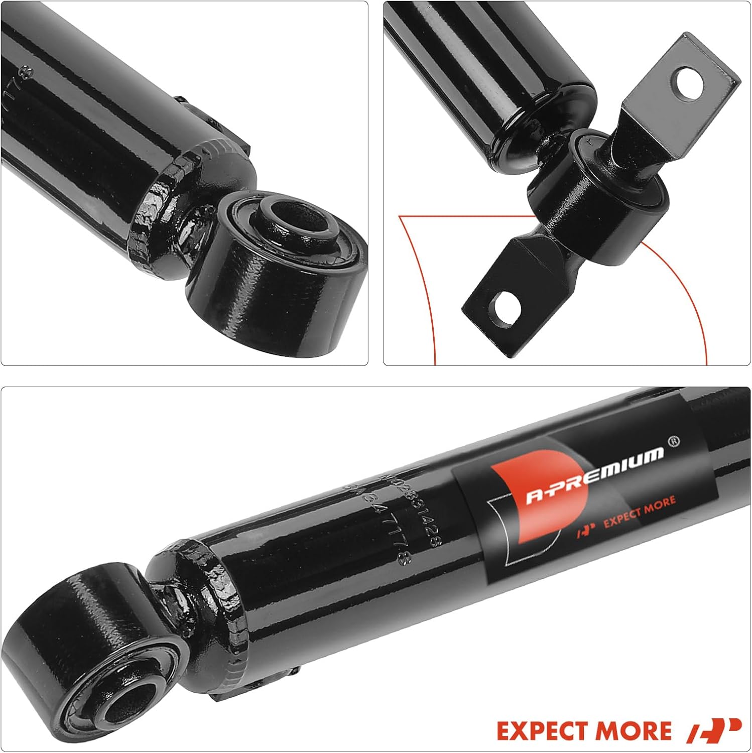 A-Premium Rear Pair (2) Shock Absorber Compatible with Kia Sedona 2015 2016 2017 2018, Driver and Passenger Side