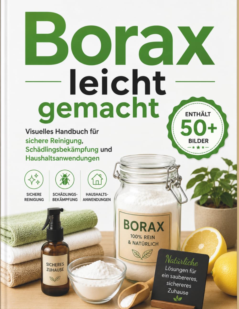 Borax leicht gemacht: Visuelles Handbuch für sichere Reinigung, Schädlingsbekämpfung und Haushaltsanwendungen