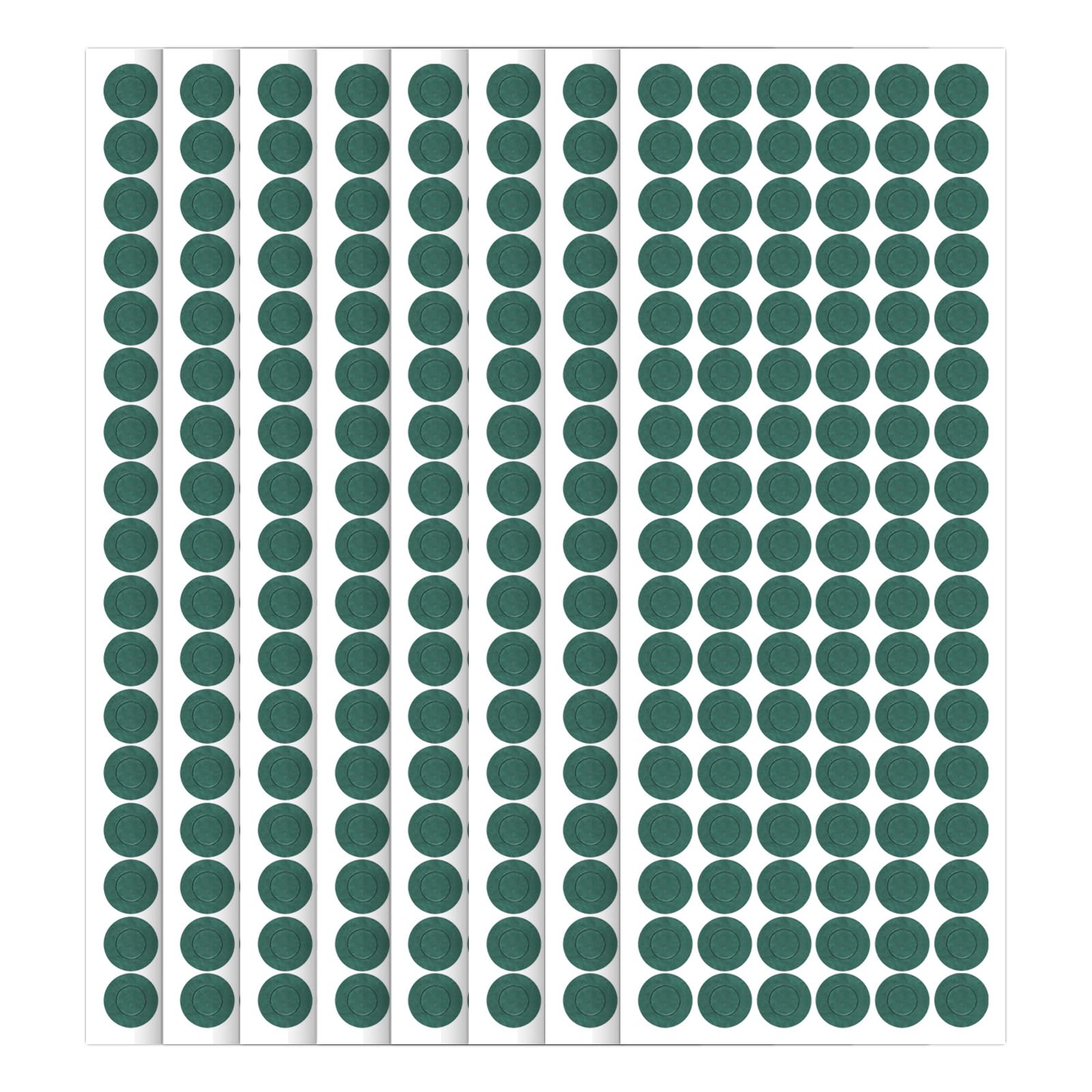 Gfdoso 816Pcs 18650 Lithium Battery Insulator Rings - Hollow Paper Pad Electrical Insulation Ring, Green Self-Adhesive Insulator Ring for 18650 Cells(Highland Barley Paper)
