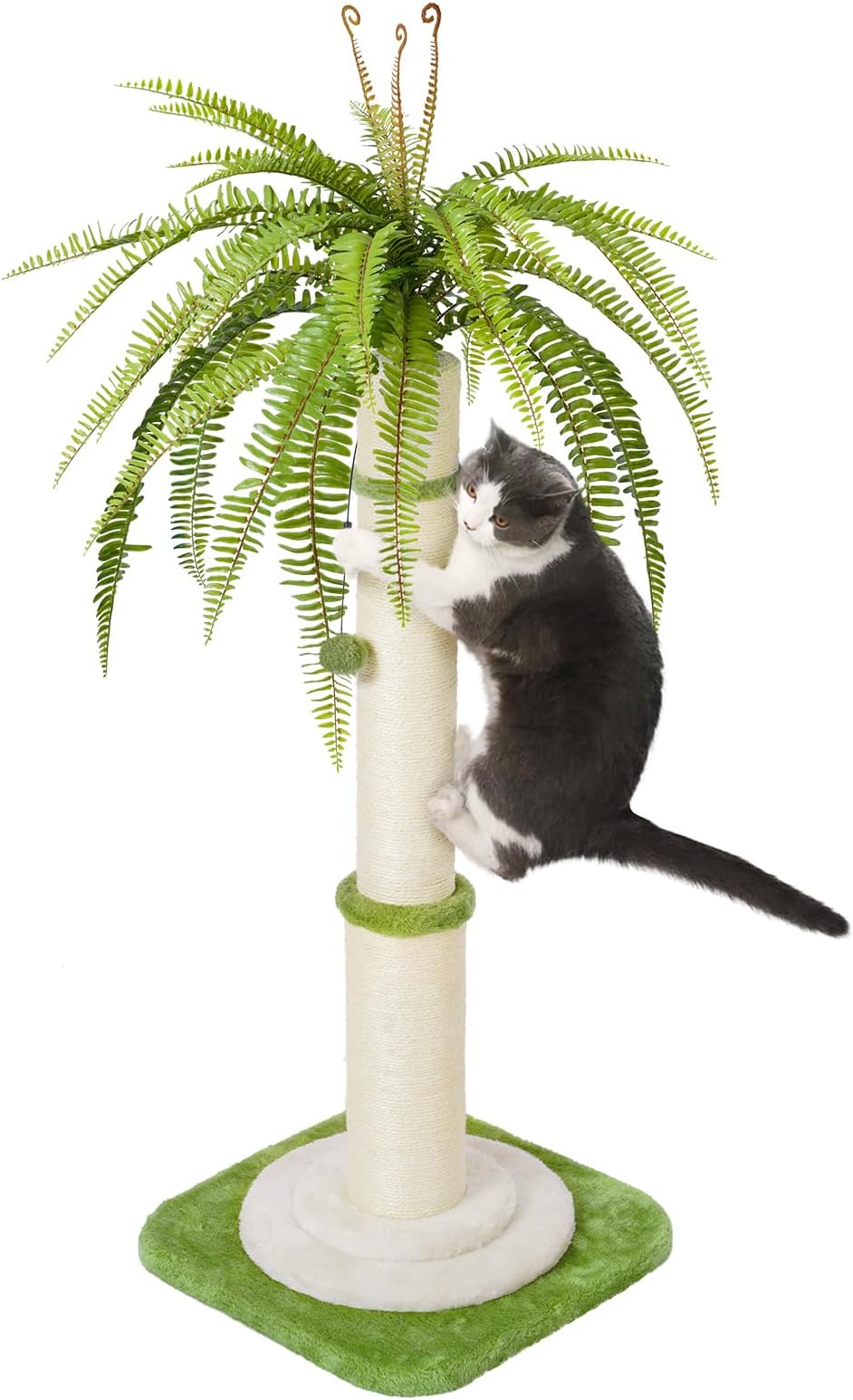 Honcet 42" Tall Cat Scratching Post Durable Cat