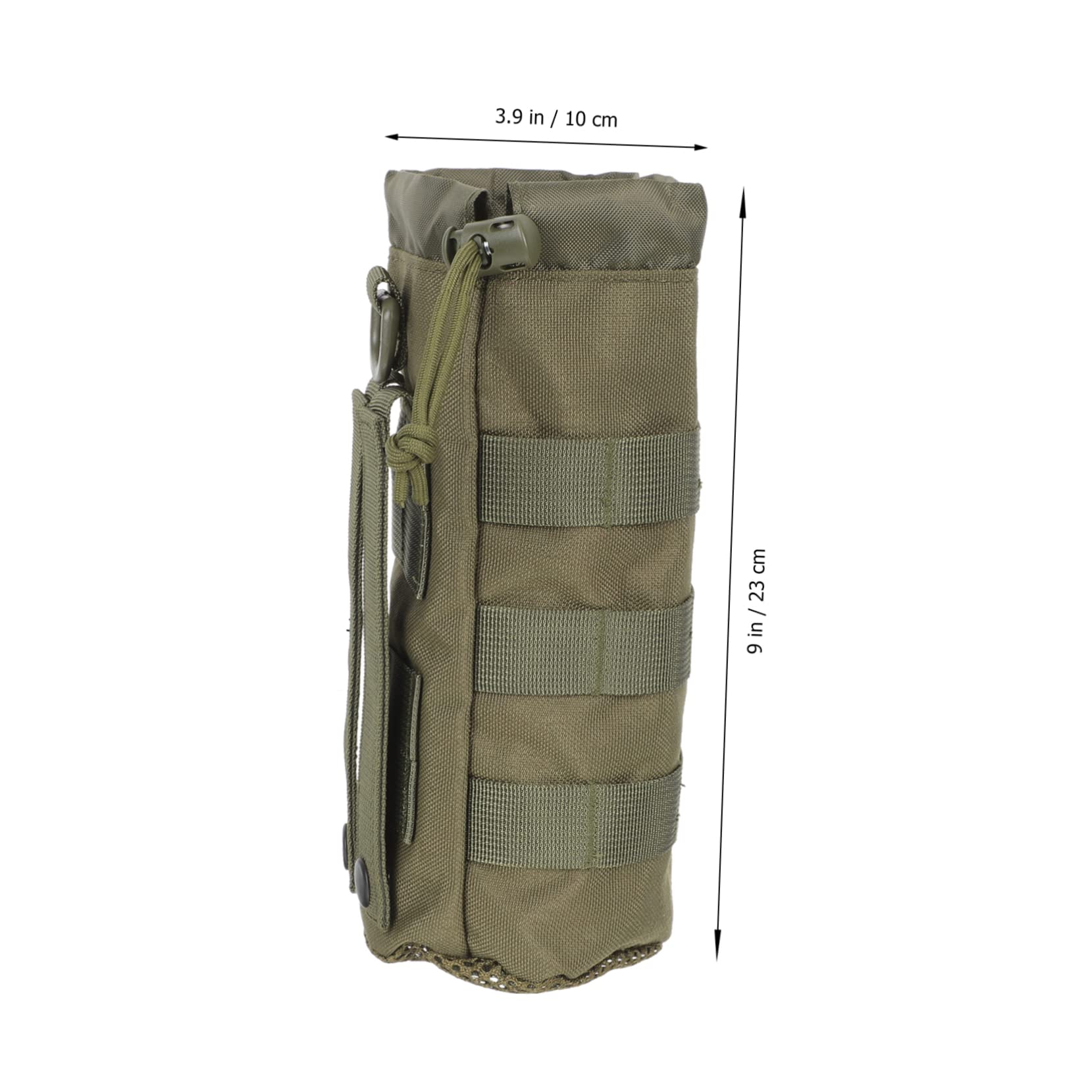 Sosoport 3stücke Wasserflaschenhalter Für Rucksack Und Tragbare Wasserflasche Tasche Für Outdoor Camping Und Anti-verschleiß Und rutschfest Militärgrün