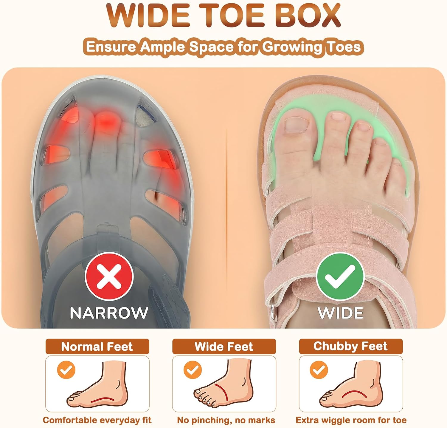 Boys Girls Barefoot Fisherman Sandals Kids Leather Walking Flats