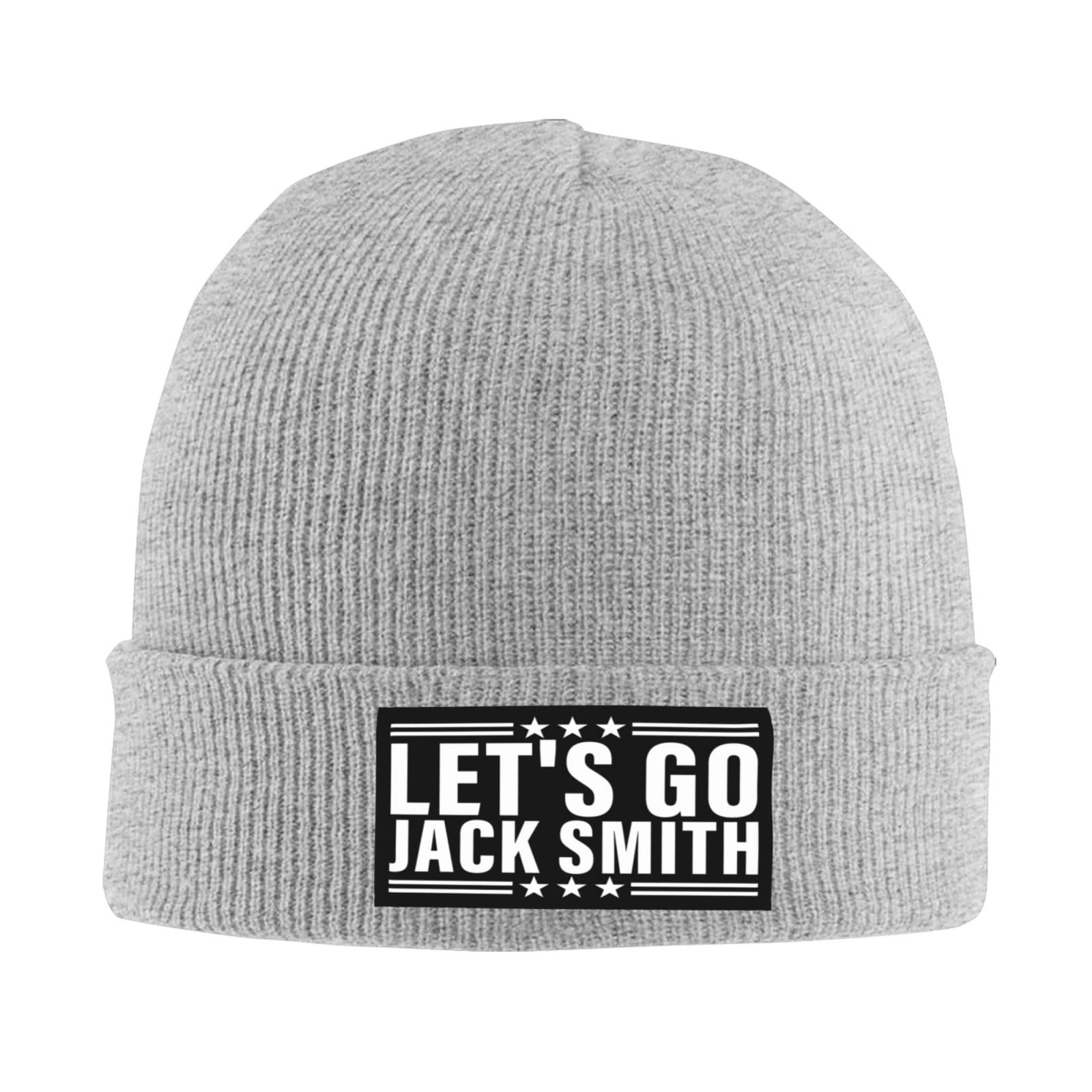 Lets Go Jack-Smith for President Black Beanie Hat for Men Women Headwear Hat Beanie Skull Caps Watch Cap
