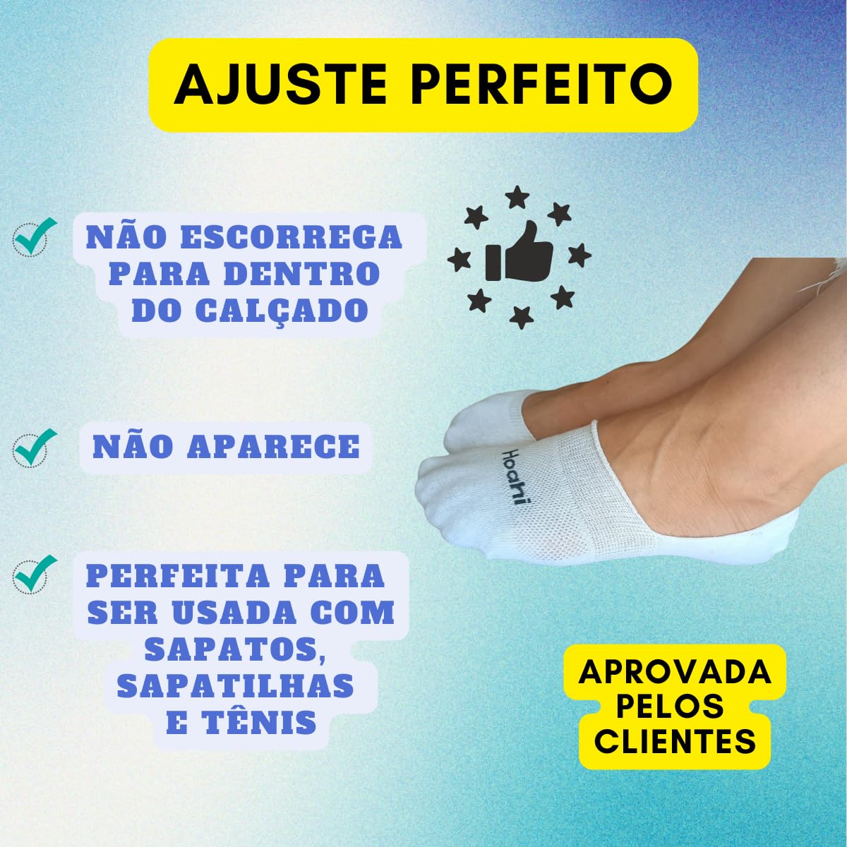 Meia Hoahi Sapatilha Feminina 22967 Kit C/3 em promoção! Veja a oferta e mais achadinhos de Moda íntima 4 Hoje é o melhor dia para comprar Meia Hoahi Sapatilha Feminina 22967 Kit C/3 com aquele preço maroto! Promoção! Aproveite a oferta! 4