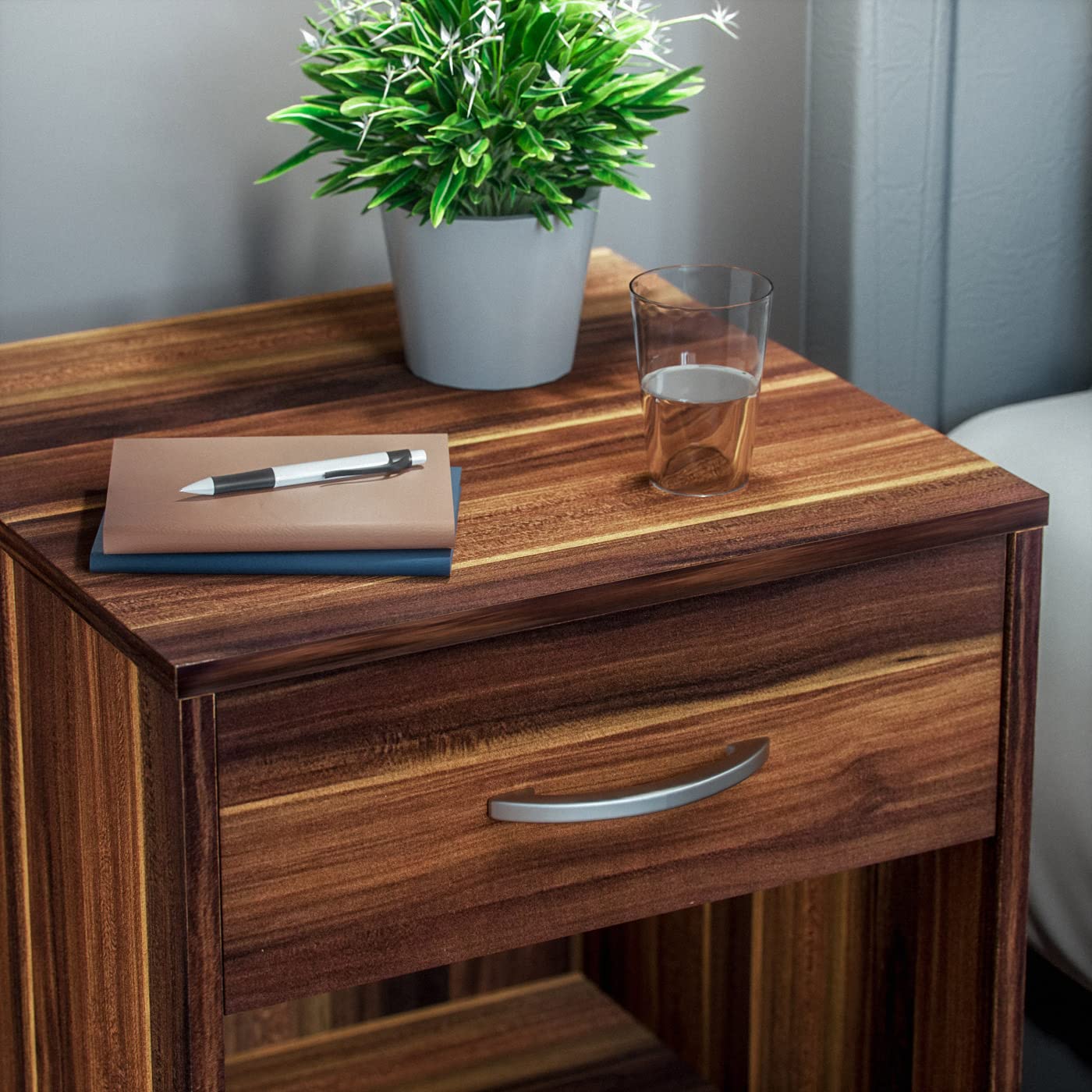 Komto Table De Chevet Lot De 2 Chêne Miel – Table De Nuit