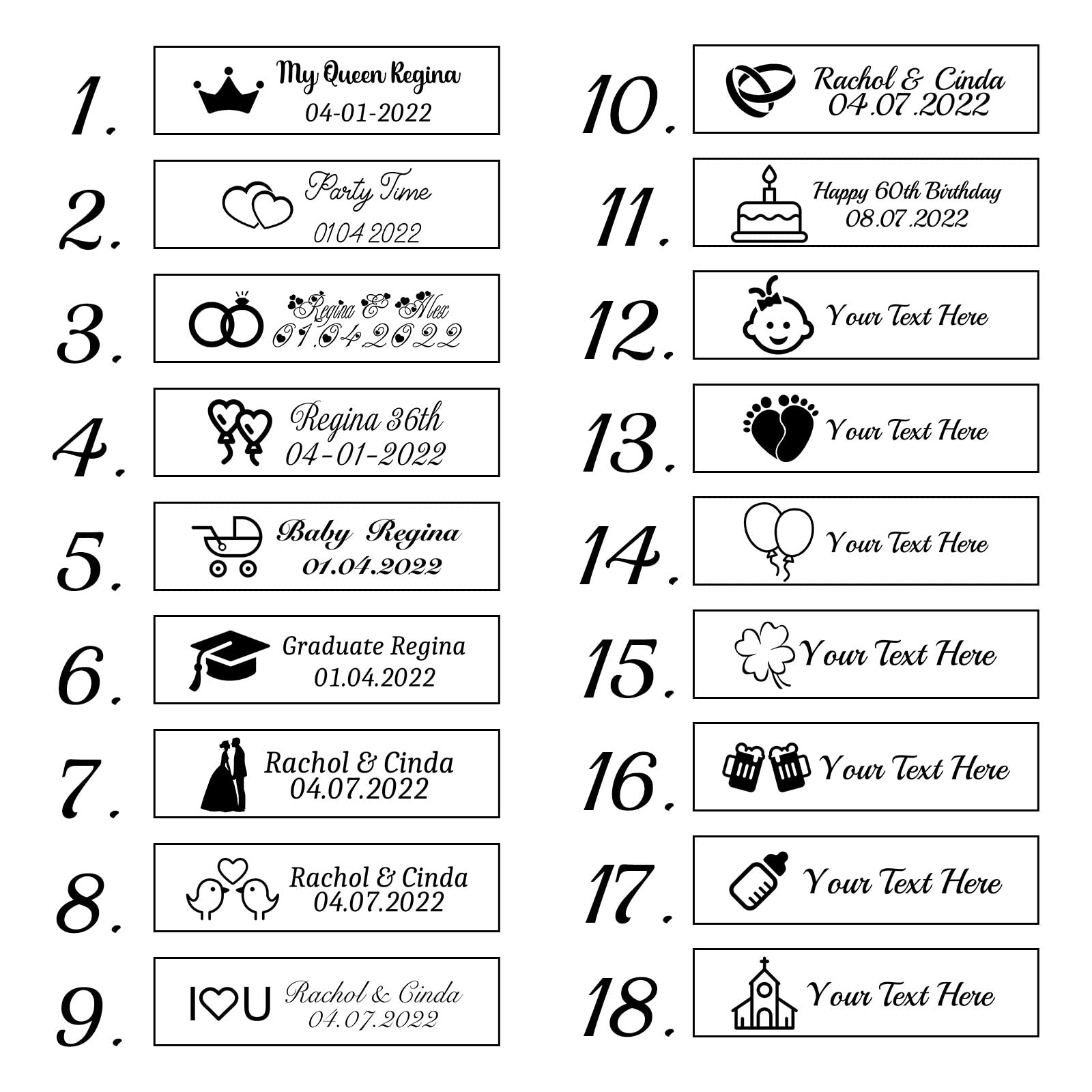 60Pcs Personalized Bottle Opener Custom Keychain Bulk Engraved Customized Wedding Party Baby Shower Favors Gifts for Guests