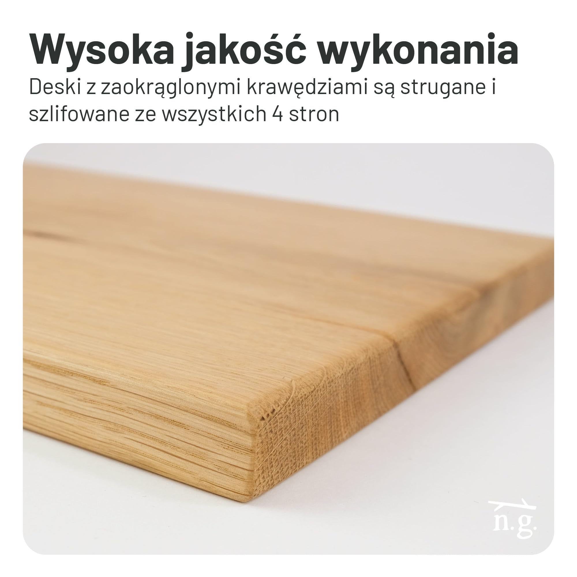 Półka regałowa z dębu, półka ścienna, półka kuchenna, parapet, regał wiszący z litego drewna, wiele wymiarów, rustykalna półka ścienna, uchwyt na książki (G 30 cm, S 100 cm)