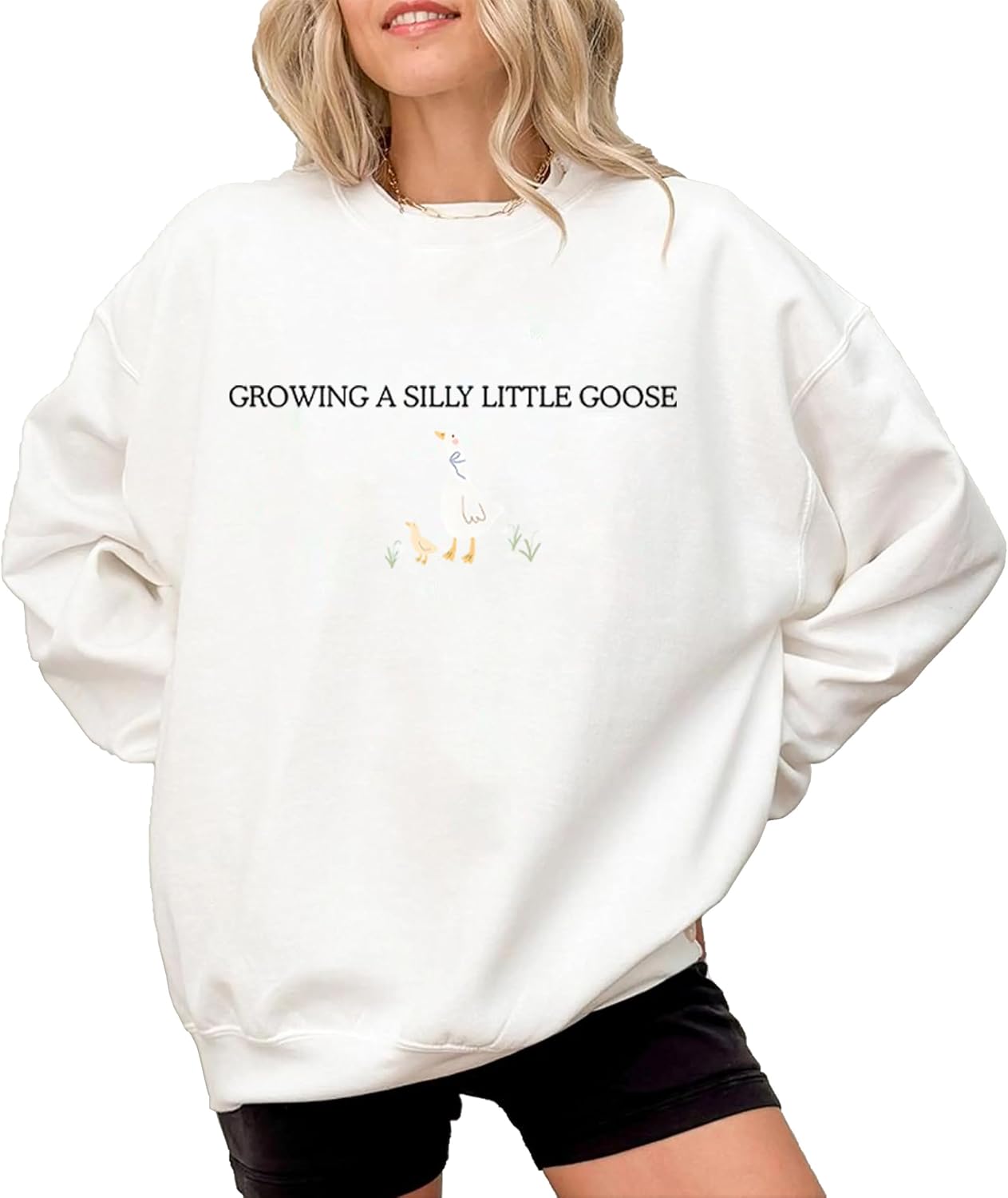 Growing A Silly Little Goose Sweatshirt, Pregnancy Announcement Shirts, Baby Announcement Shirts Women Men