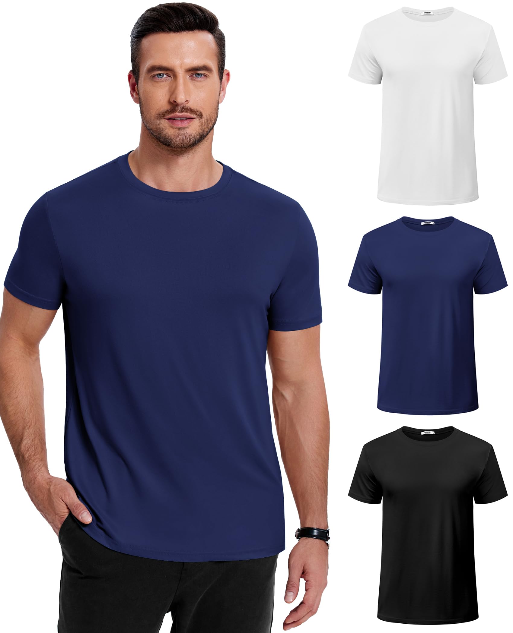 COOFANDY Men’s Short Sleeve T-Shirts Crew Neck