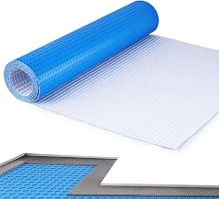 BAOSHISHAN Decoupling membrane 5 m² for tiled floor | Tile Decoupling Mat 3mm Crack Resistant Waterproof Soundproof