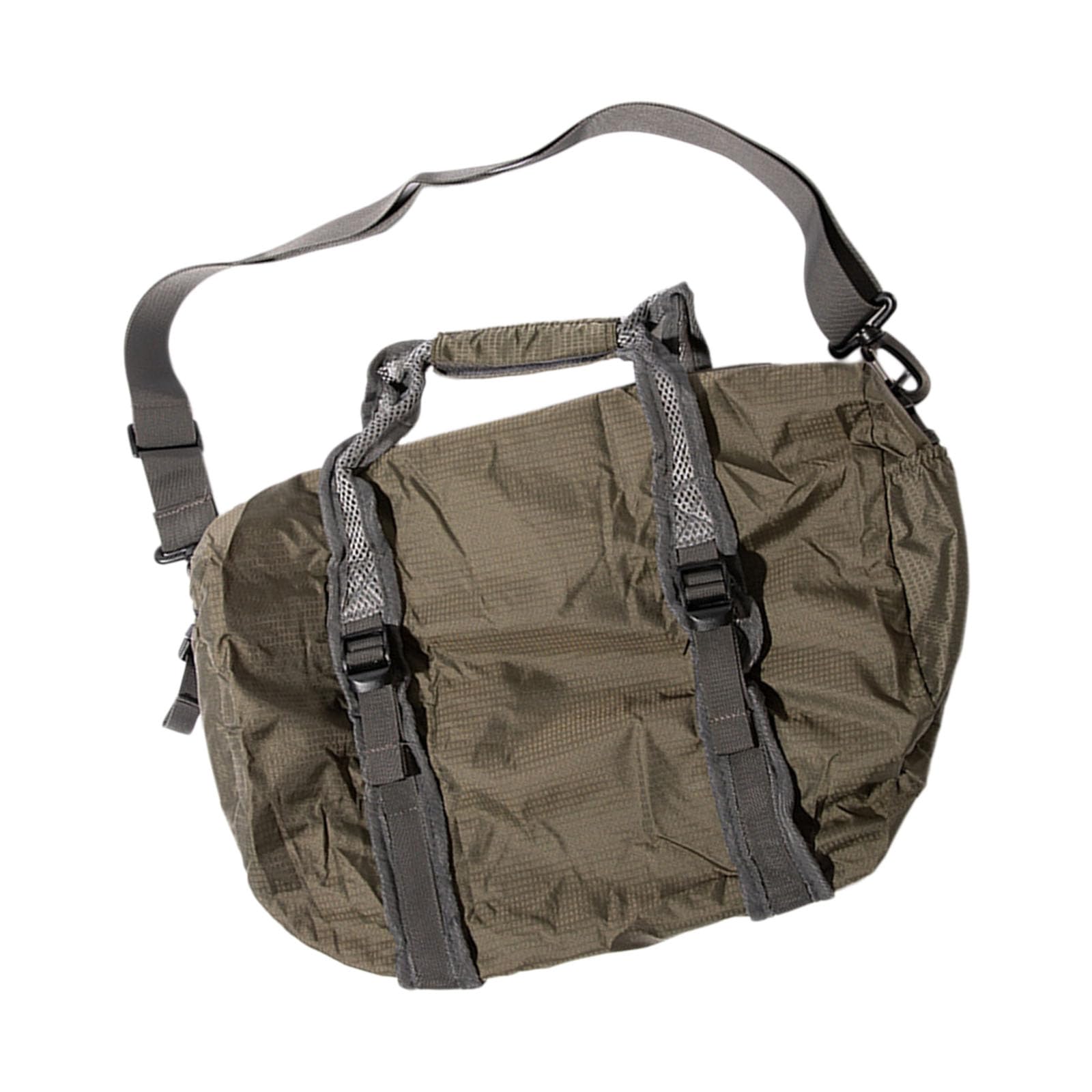 Borsa da trasporto con tracolla regolabile e manici superiori, borsone da viaggio pieghevole per schizzi per campeggio e la pesca Borsa da trasporto ripiegabile Borsone da viaggio per la