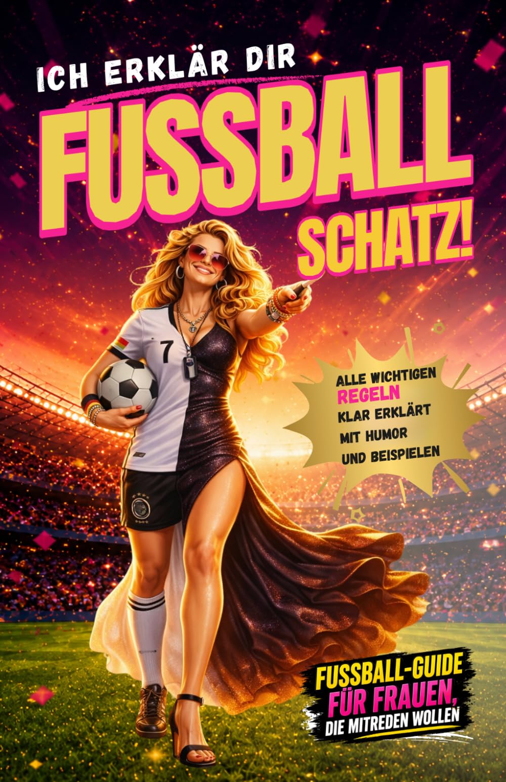 Ich erklär dir Fußball - Schatz ! Das Fußballbuch für Frauen, die keine Ahnung haben - aber trotzdem mitreden wollen: Regeln, Taktik & Insiderwissen ... - perfekt für WM, EM und jeden Fußballabend
