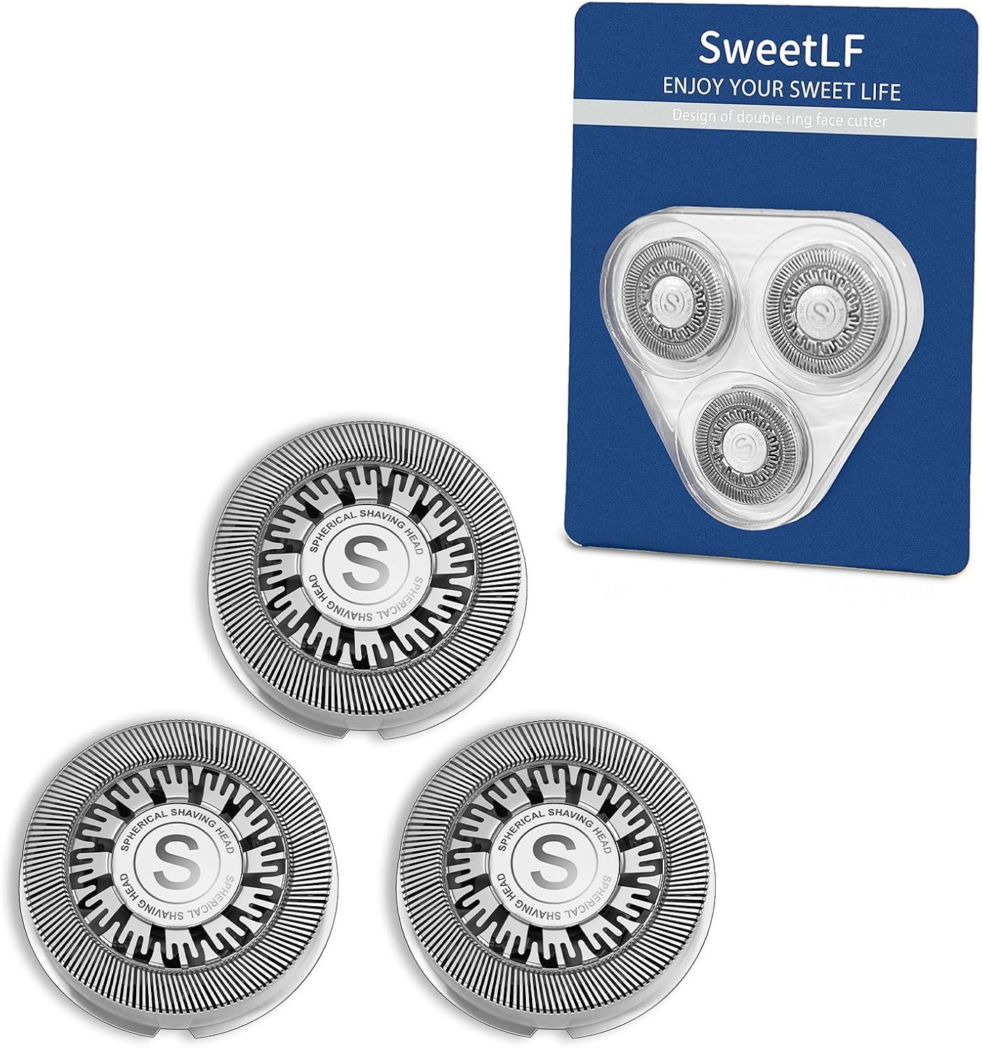 SweetLF Ersatzkopf für Elektrorasierer (Rosa)