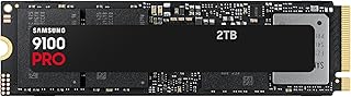 Samsung SSD Interne 9100 Pro, NVMe 2.0 PCIe 5.0x4, Capacité 2To, Vitesse de Lecture jusqu'à 14 800 Mo/s, Les Performances de la Gen5 sur PC et PS5, MZ-VAP2T0BW