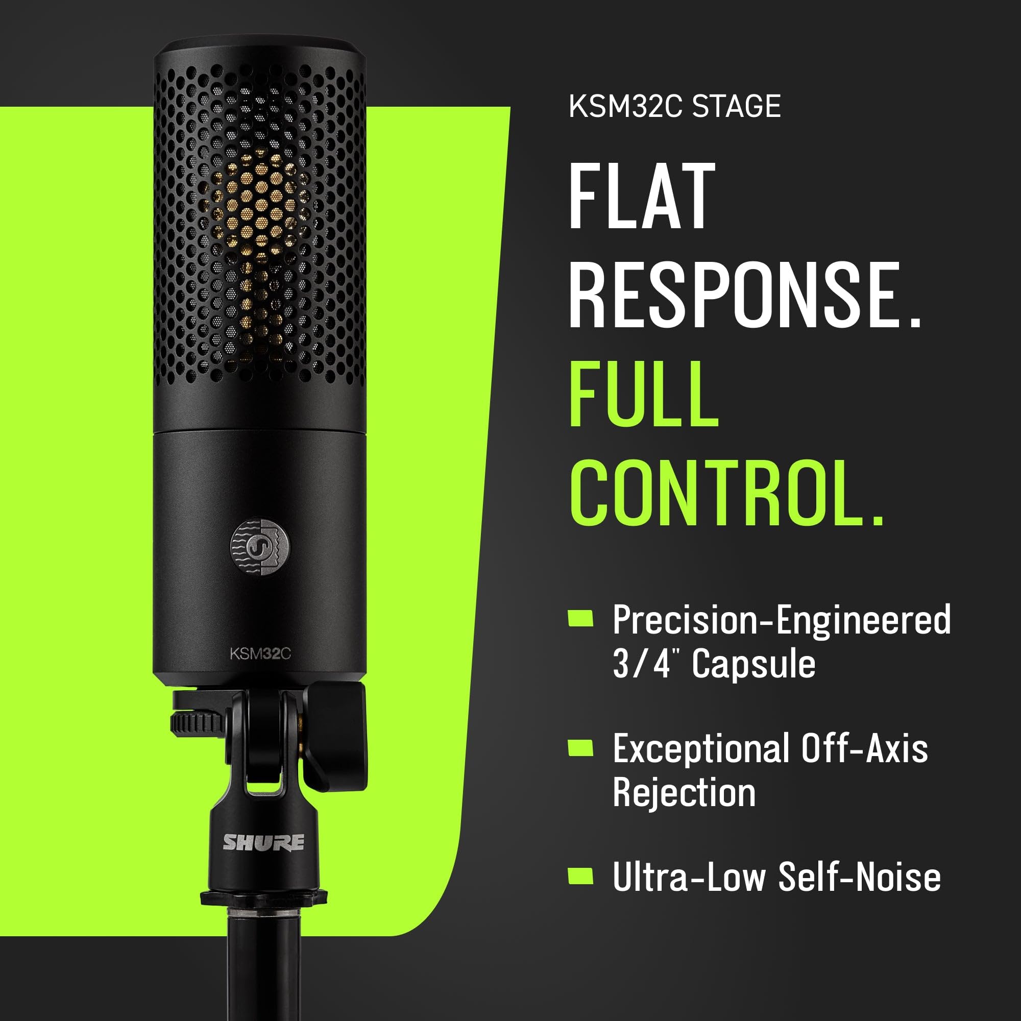 Amazon.co.jp: Shure KSM32C ステージキット カーディオイド