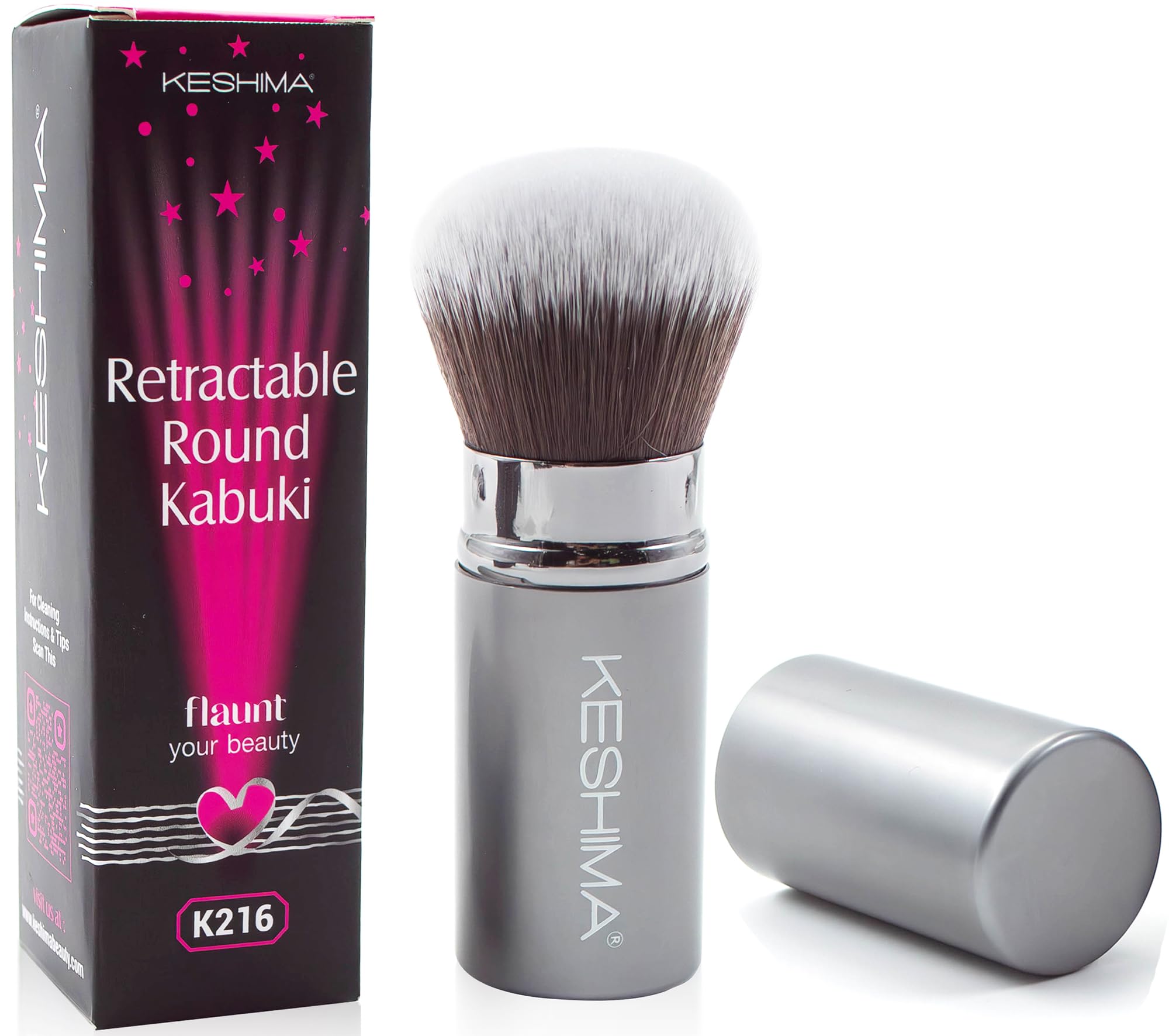 KESHIMA Flat Top Kabuki Foundation Brush -11