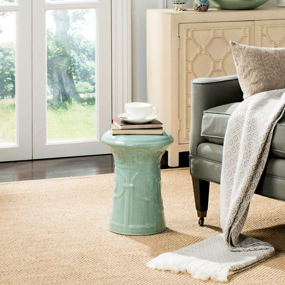 Safavieh Imperial Ceramic Decorative Garden Stool, White : Patio, Lawn & Garden