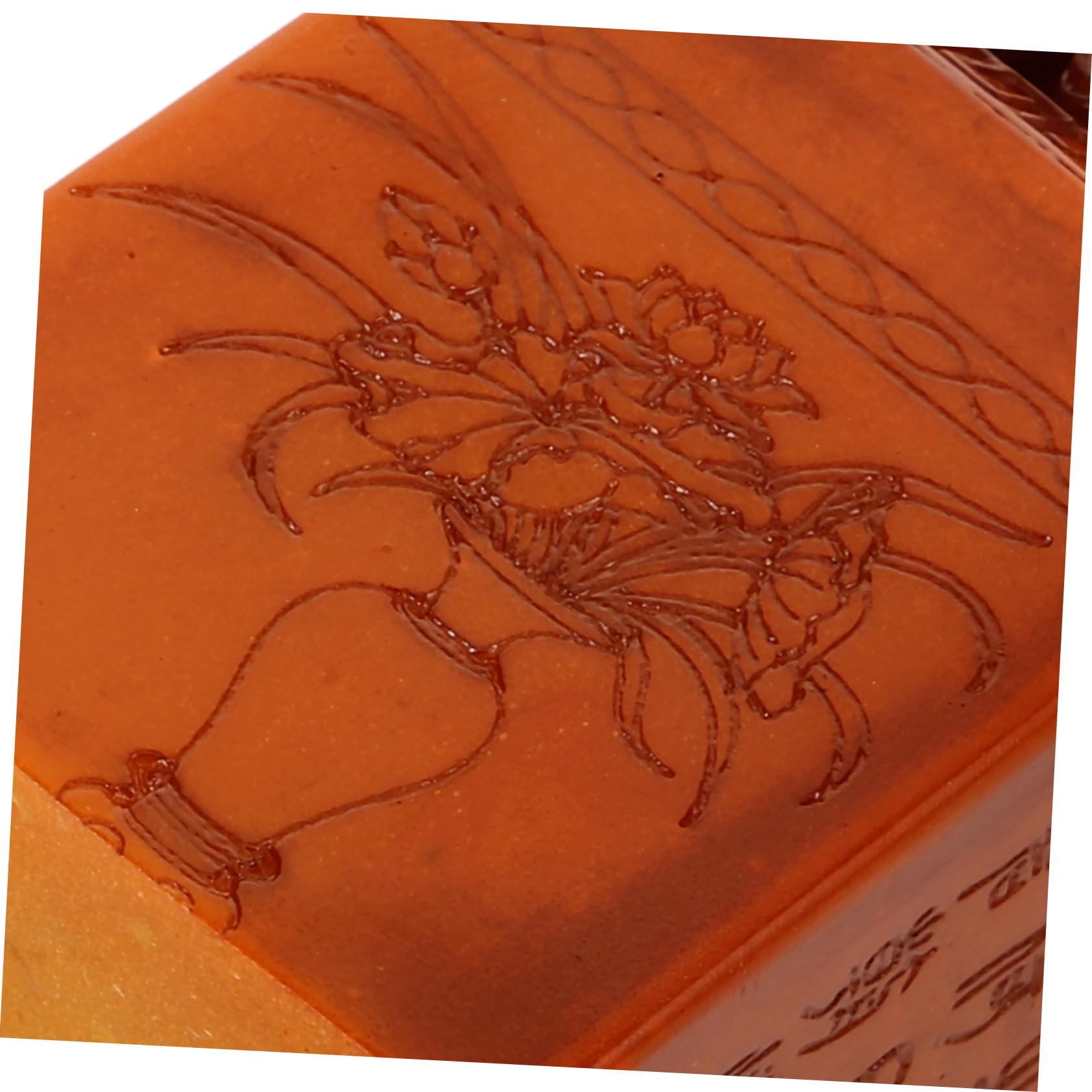 NUOBESTY 4 Pezzi Di Timbro in Pietra Cinese Per Intaglio Timbro Tonale Per Artigianato Sigillo in Pietra Vuota Per Progetti Artistici