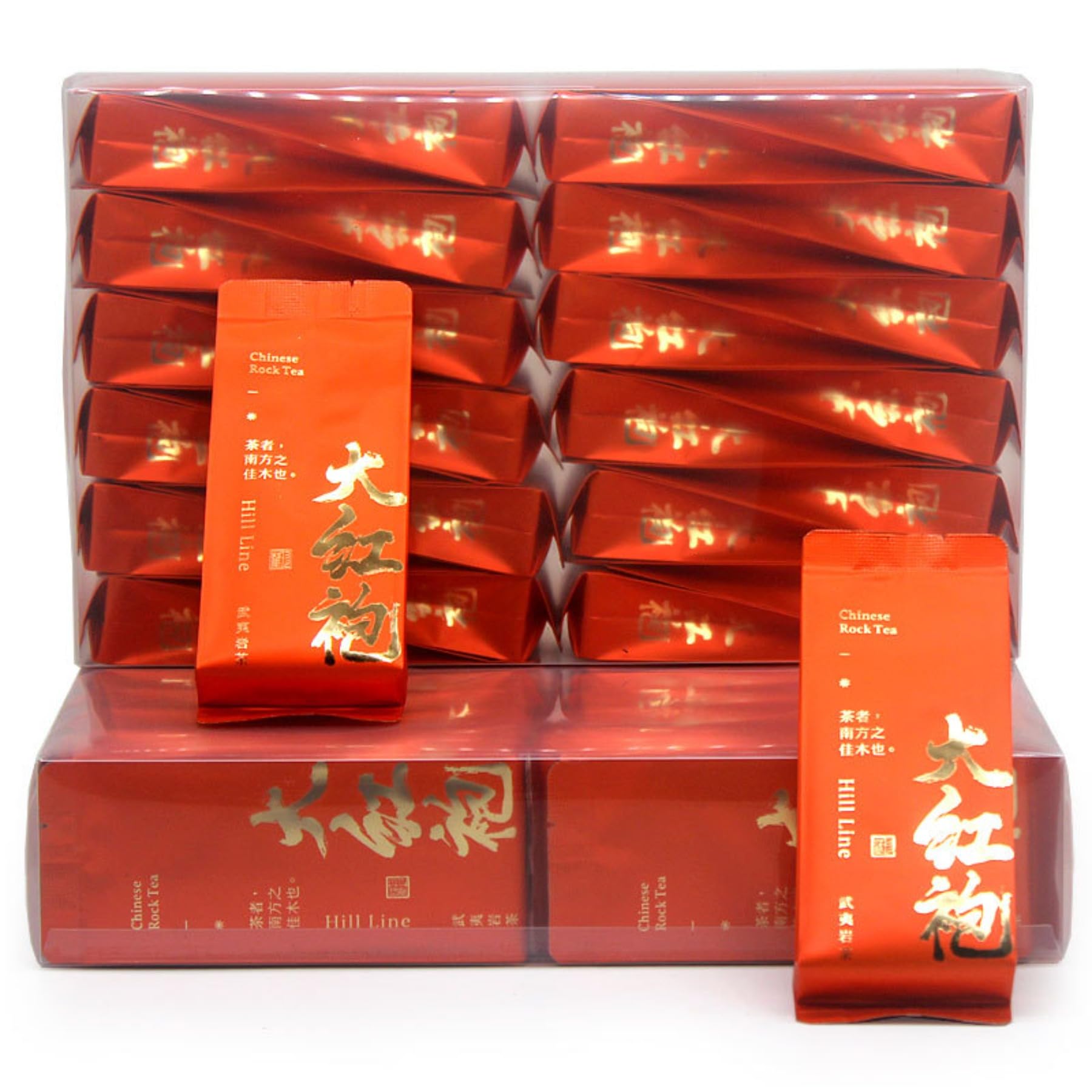 Herbata Oolong Strong Arom Big Red Robe -Da-Hong Pao 200g (pudełko 24 Saszetek) -Chińska Słynna Herbata Rockowa