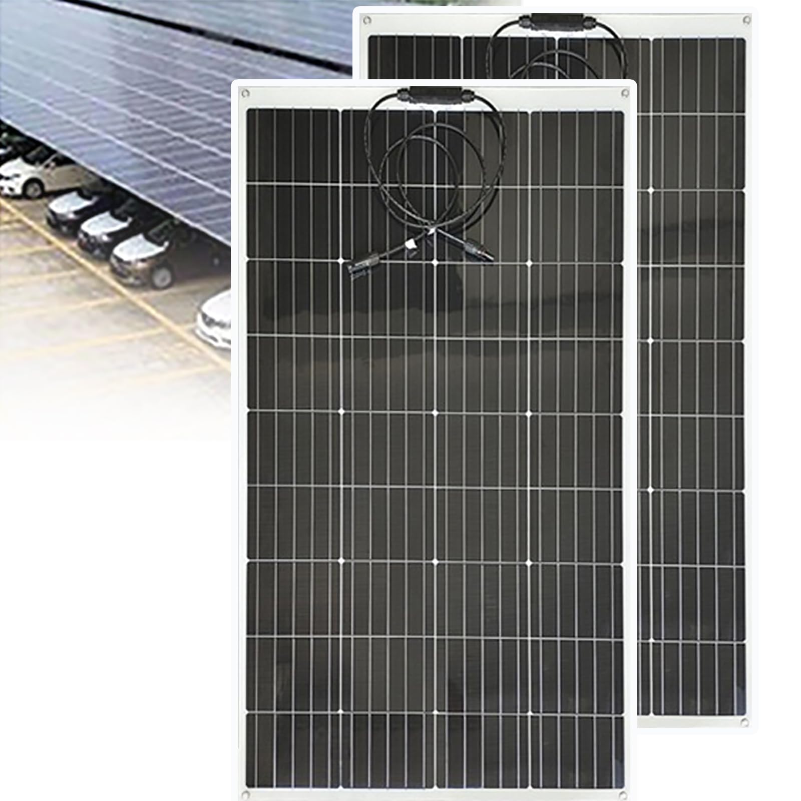 Panneau solaire flexible 300W extérieur pour générateur et autobus