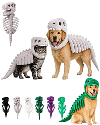 Disfraz de Esqueleto de Dinosaurio para Perro - Disfraces de Halloween