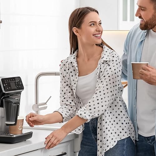 Miniatura 6 de Gerrii 1000 tazas de café pequeñas de papel para expreso, desechables, mini tazas calientes y frías para viajes, fiestas, té, baño, picnic, eventos,