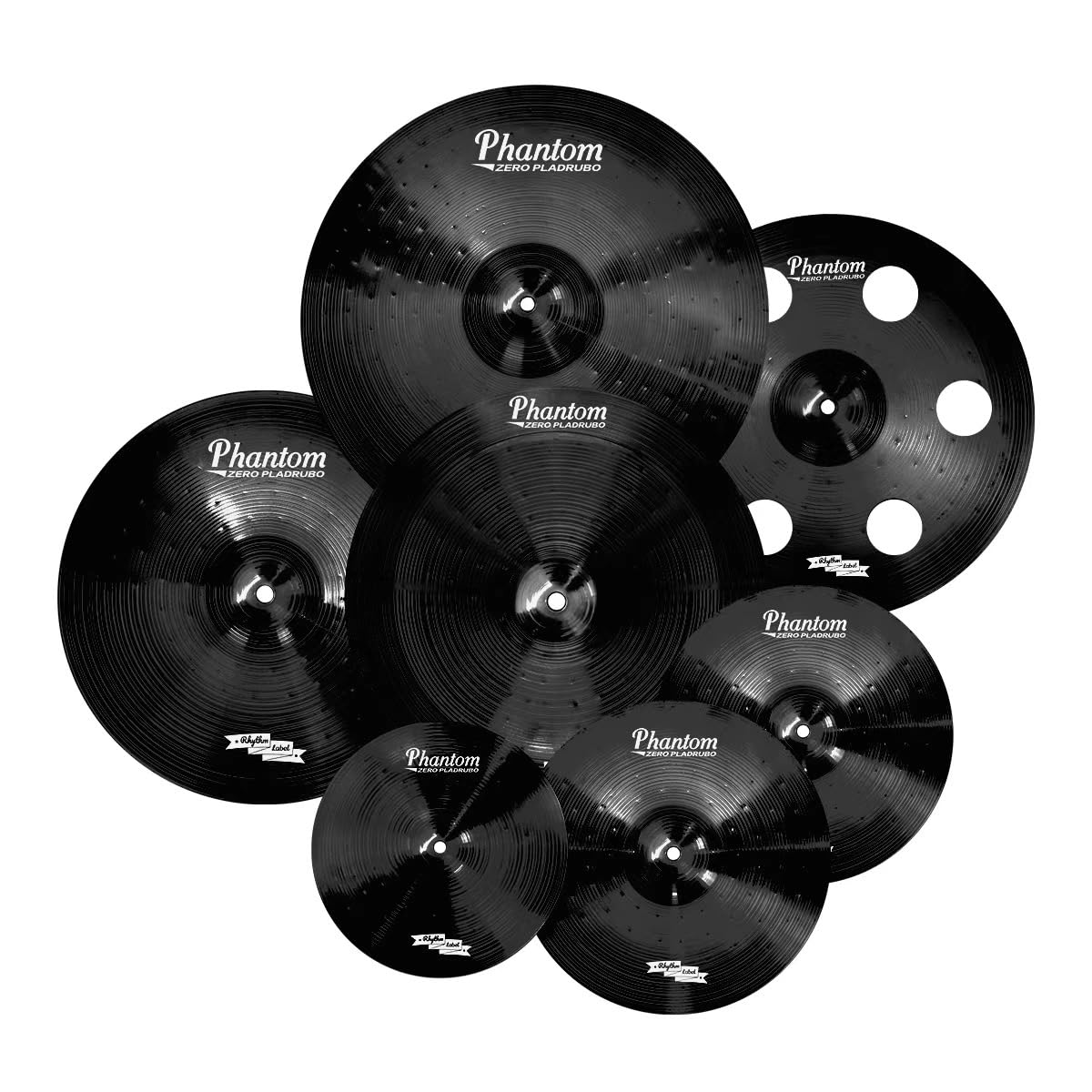 Amazon.com: PLADRUBO Titanium Color Cymbals Set – 7-Piece Drum