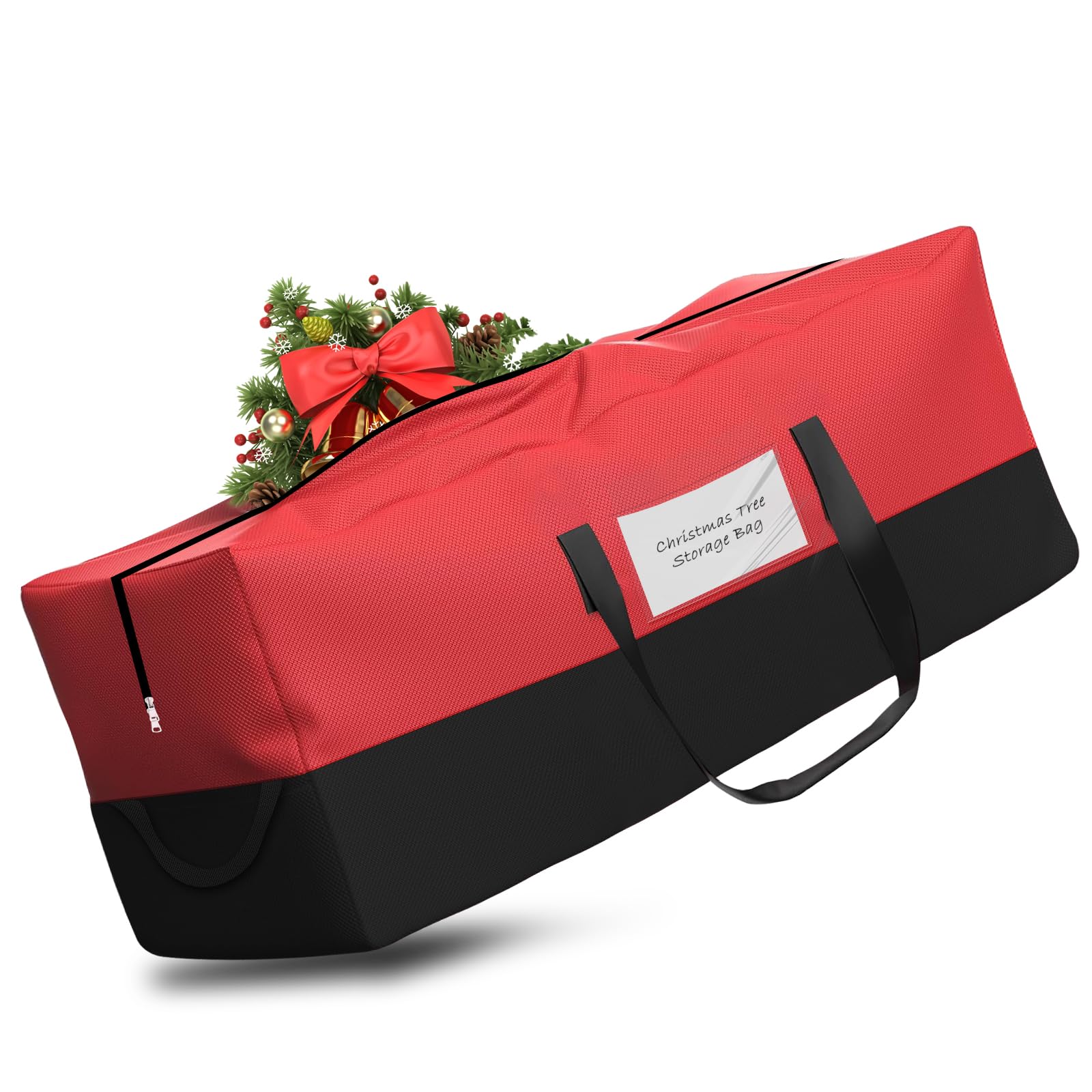 Borsa Porta Albero Di Natale EYQ | Adatta Fino A 9 Piedi (2,7-3 M) | Impermeabile In Tessuto Oxford 600D | Con Manici E Cerniera | Antipolvere E Anti Umidità