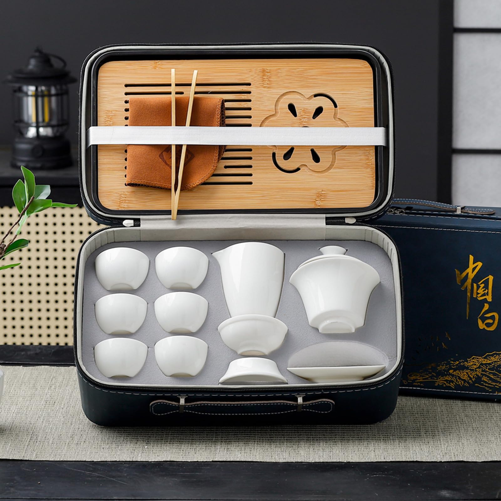 Amazon.co.jp: REOWONU 中国茶セット、功福茶セット、カンフー