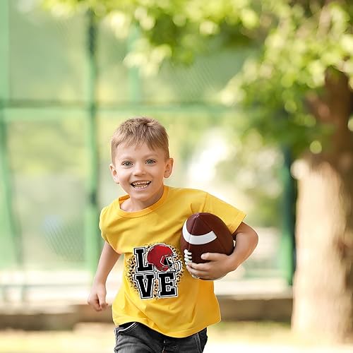 Miniatura 4 de Parches termoadhesivos de rugby para ropa, fútbol americano, transferencia térmica, casco de fútbol, amor, corazón, calcomanías para ropa,