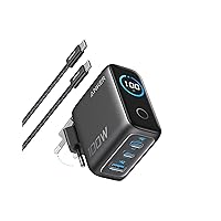 Anker Nano Caricatore USB C 100W, GaN a 3 Porte e Ultra Compatto
