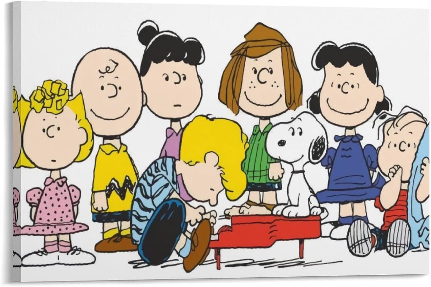Amazon.co.jp: Snoopy スヌーピー 25アートパネル 油絵 ポスター 人気 アートポスターモダン 人気 壁掛け ポスター 壁 ...