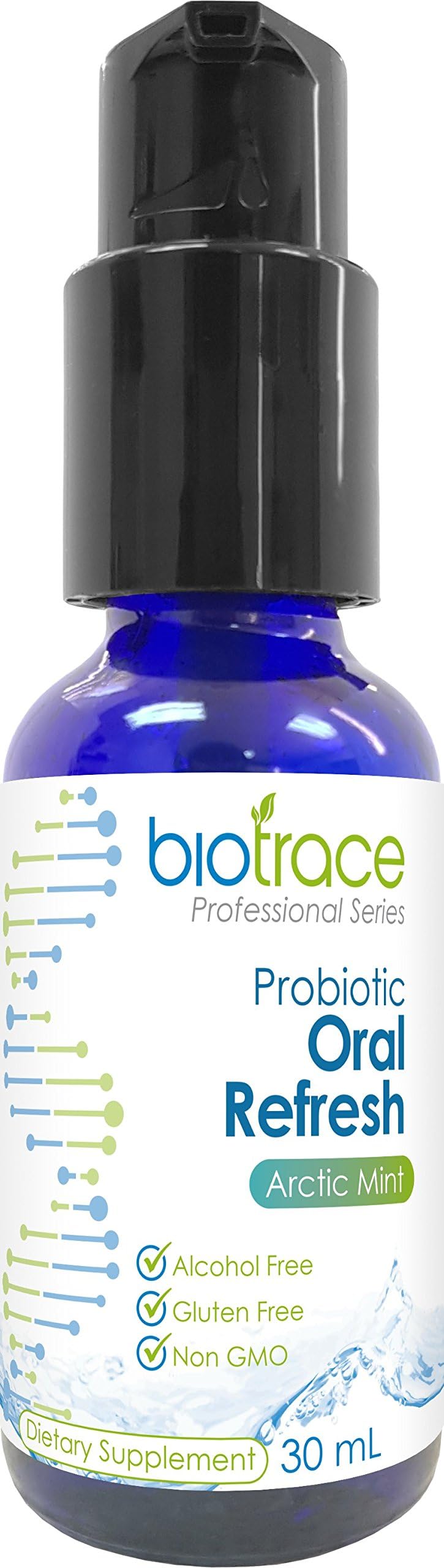 Probiotic Oral Refresh Breath Spray- Mint 1.08 Oz Oral probiotics with Streptococcus salivarius combats bad breath, halitosis, tooth decay, cavity, strep throat for gum & oral health