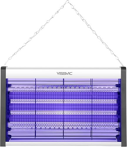 YISSVIC Exterminador eléctrico de insectos, mata insectos para interiores, potente exterminador de mosquitos, matamoscas para moscas, matamosquitos