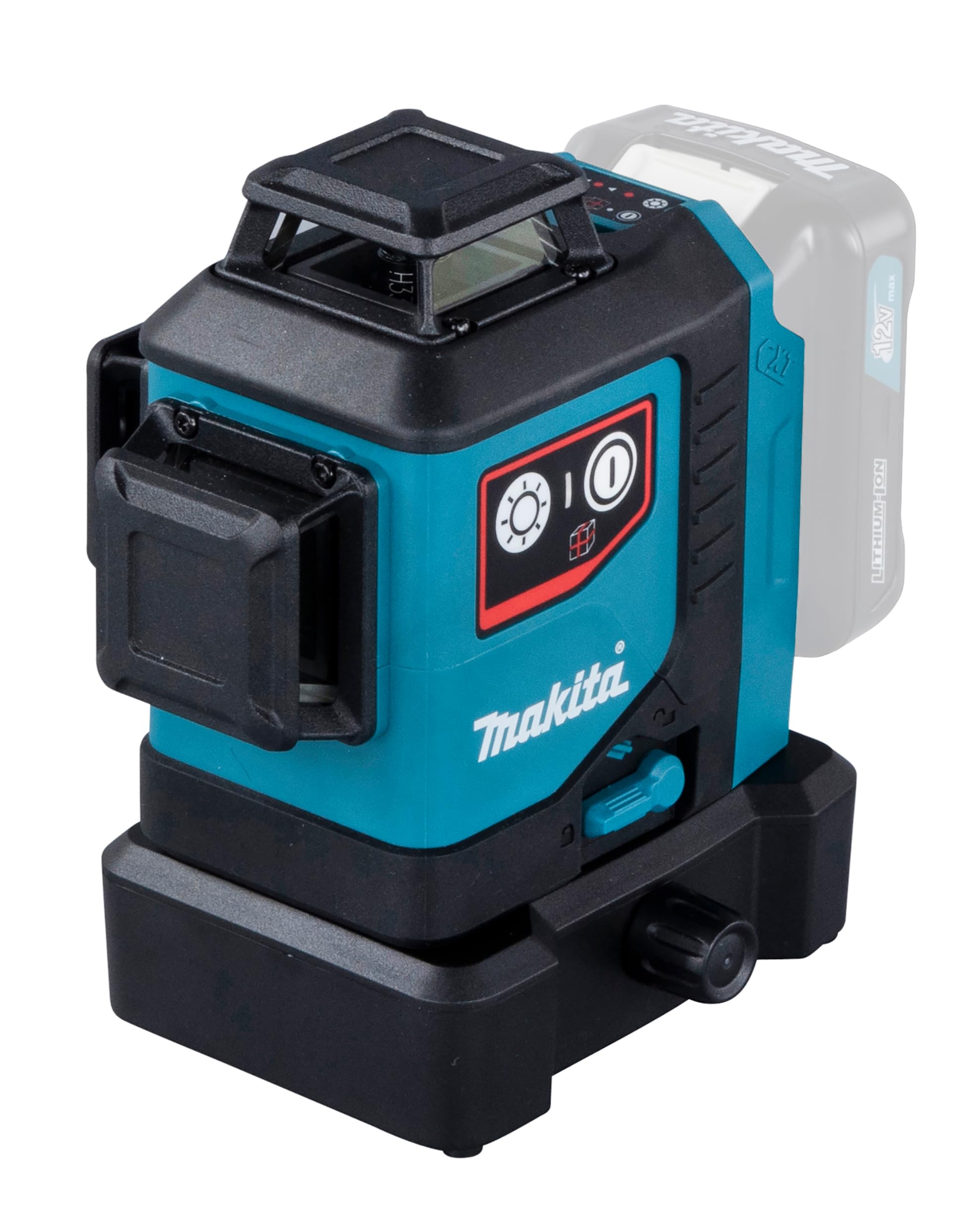 Makita SK700D 12V max CXT Lithium-Ion Cordless Self-Leveling 360° 3-Plane Red Laser, Class II, 635 nm, 2 mW, Tool Only