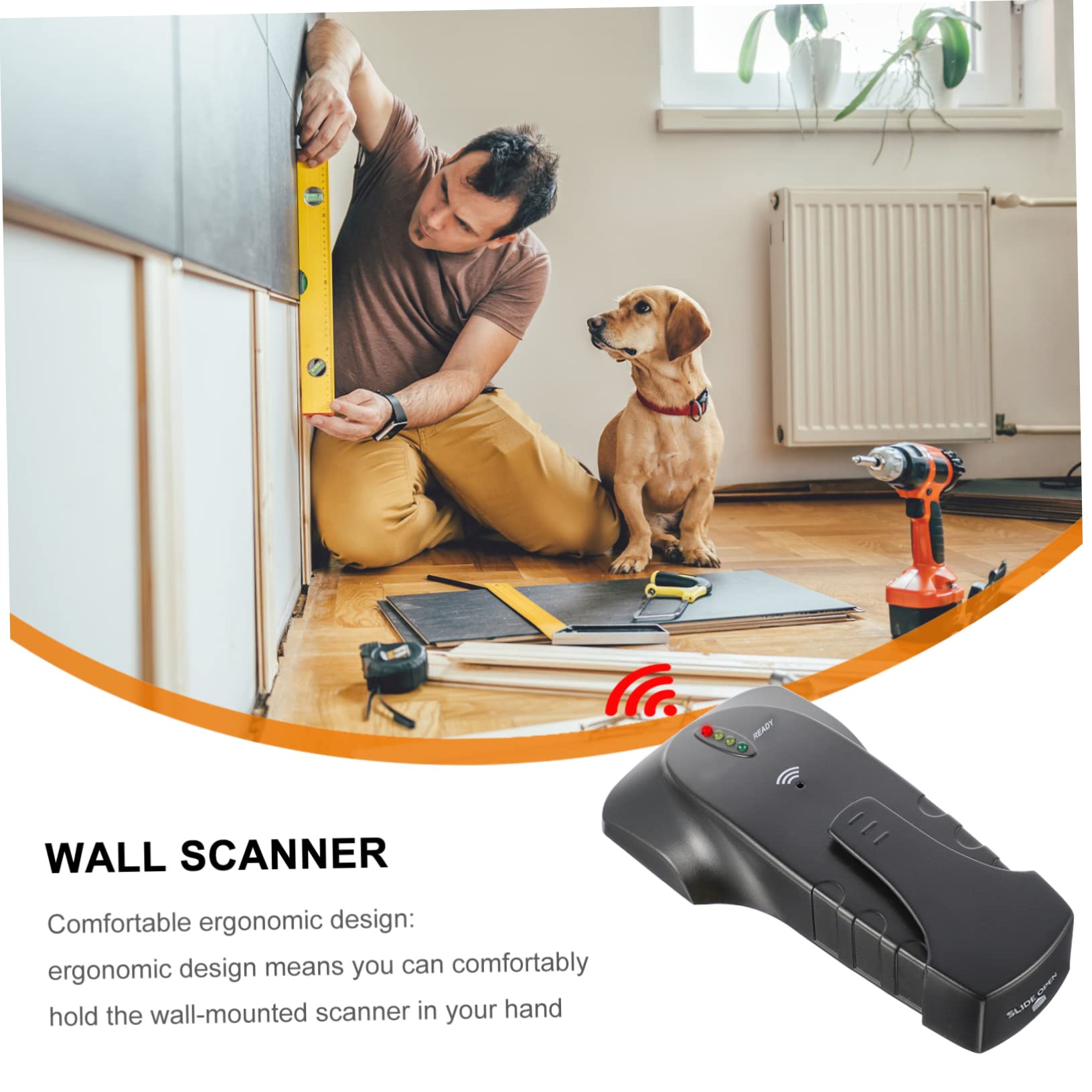 Hemobllo 3stücke -metalldetektor Für Live-wire-suche Multifunktions-wandscanner Mit -anzeige Und Akustischem Alarm Ergonomisches Design Für Holz Metall Und Stromleitungen