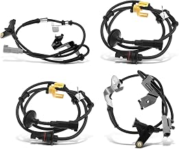 A-Premium ABS Wheel Speed Sensor Compatible with Dodge, Chrysler Models - Grand Caravan 2001-2004, Caravan, Town & Country, Grand Voyager, Voyager - Front and Rear, Driver and Passenger Side 4-PC Set