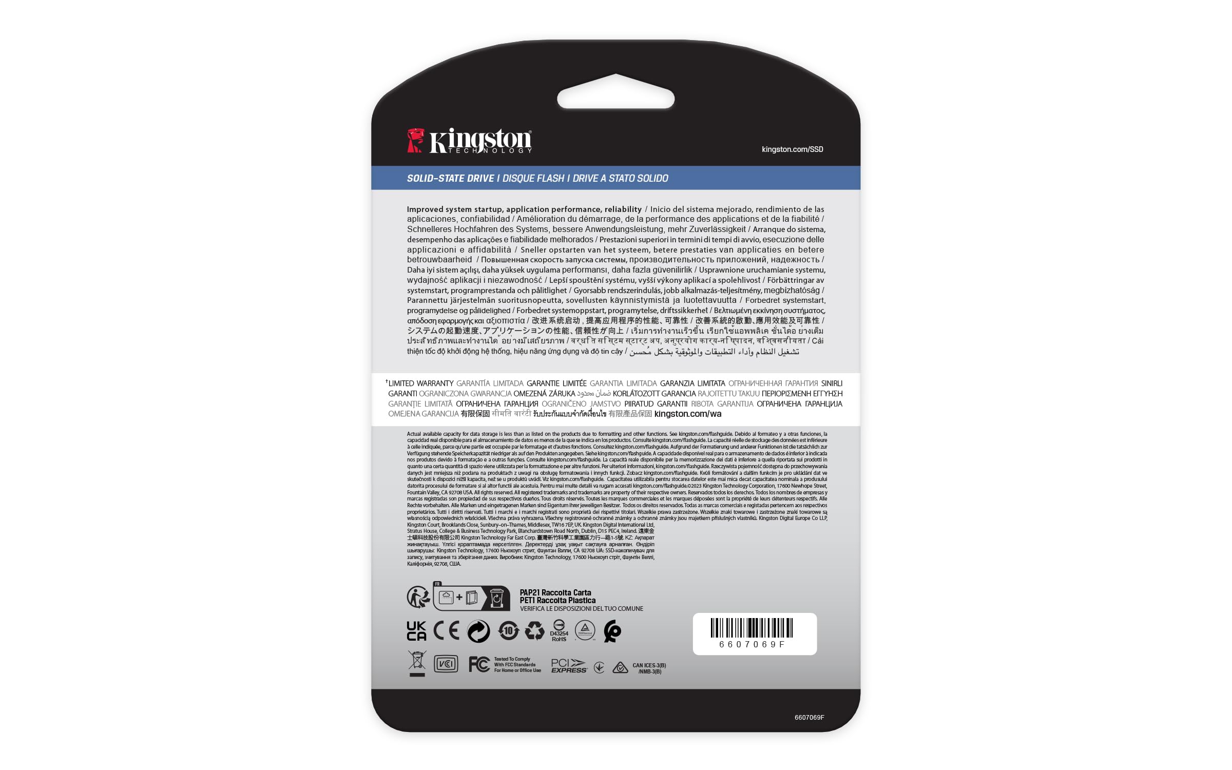 Kingston Data Center DC2000B PCIe 4.0 NVMe M.2 2280 480GB Enterprise SSD (Disipador térmico) - SEDC2000BM8/480G