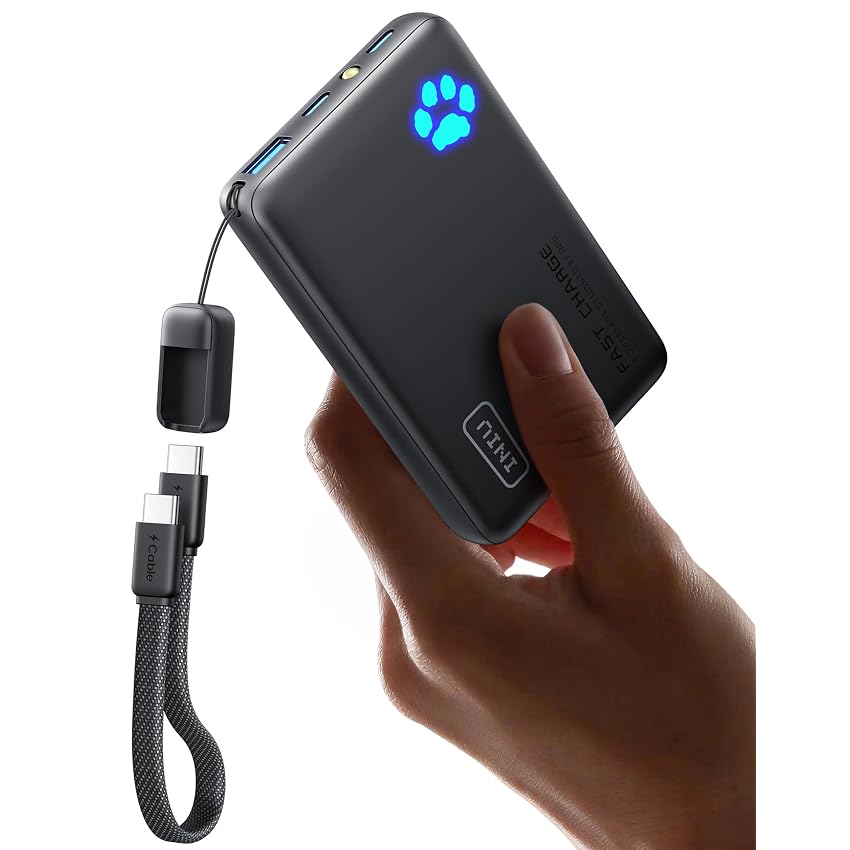 INIU Power Bank, Piccolo 45W Ricarica Rapida 10000mAh Caricatore Portatile