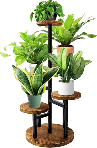 Soporte para plantas de 5 niveles, soporte para plantas de interior, soporte de esquina para plantas de interior, soportes para plantas de interior,