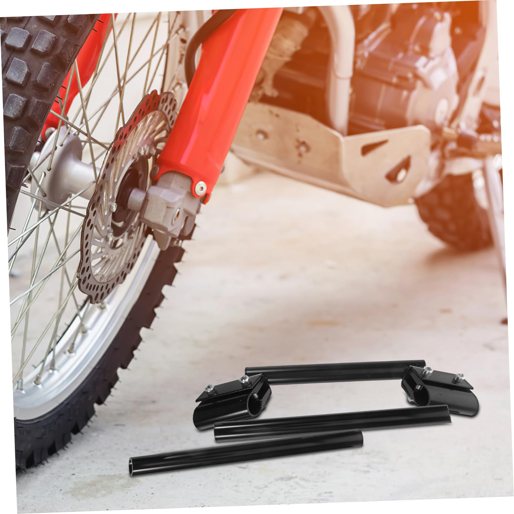 Alipis Guidon De Moto Renfort De Guidon Entretoise Barre Transversale Pour Motocross Et Dirt Bike